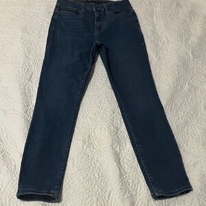 Calvin Klein Juniors Dark Blue High Rise Skinny Jeans